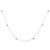 Autre Marque Au750 Zweifarbige Diamantkette