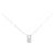 Autre Marque Collana con diamante Au750 Argento