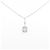 Autre Marque Collana con diamanti Au750 Argento