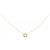 Autre Marque Collana in Oro Au750 con Diamante e Topazio D'oro