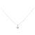 Autre Marque Collana in oro bianco 10K e diamanti Argento