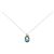 Autre Marque Collana in diamante e topazio blu Au750 D'oro