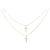 Autre Marque Collana con Croce Au750 D'oro
