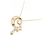 Autre Marque Collana Samantha Tiara K10 Oro Giallo con Pietra Colorata D'oro - vista 4