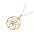 Autre Marque Au750 Diamant-Halskette Golden - Ansicht 3