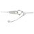Autre Marque Collana di Diamanti PT900 PT850 Argento - vista 7