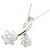 Autre Marque Collana in platino Pt900/Pt850 e diamante Argento - vista 3