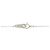 Autre Marque Collana in platino Pt900/Pt850 e diamante Argento - vista 5