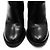 Timeless Stivaletti in pelle Chanel G31285 Nero Bordò - vista 13