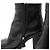 Timeless Stivaletti in pelle Chanel G31285 Nero Bordò - vista 6