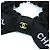 Timeless Scrunchie Chanel COCO Mark Logo Ribbon Accessorio per Capelli Nero - vista 4