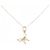 Autre Marque Collana Butterfly in Oro K10PG K10YG D'oro