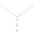 Autre Marque Collana in platino e diamanti Argento