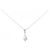 Autre Marque Collana in platino e diamanti Argento