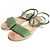 Autre Marque Sandali piatti ARTS&SCIENCE Verde