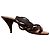 Sandali Chanel Coco Mark in pelle Marrone - vista 5