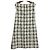 Autre Marque Elegantes Karo-Kleid FOXEY Beige Roh Marineblau - Ansicht 4