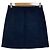 Falda de lana S Max Mara CUCITO A MANO Azul Azul marino