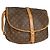 Louis Vuitton Saumur Monogram Canvas 35 Marrone - vista 2