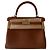 Hermès Kelly 25 Pelle Togo - Caramello Marrone