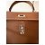 Hermès Kelly 25 Pelle Togo - Caramello Marrone - vista 7