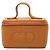 Pochette Vanity Case in pelle marrone Christian Dior