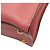 Borsa Prada Triangle Logo Plate in pelle Saffiano rosa - Ansicht 4