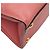Borsa Prada Triangle Logo Plate in pelle Saffiano rosa - Ansicht 7