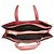 Borsa Prada Triangle Logo Plate in pelle Saffiano rosa - Ansicht 8