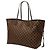 Bolsa Tote Louis Vuitton Damier Neverfull GM Marrom - vista 2