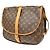 Louis Vuitton Saumur Monogram Canvas 35 Marrone - vista 2