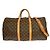 Louis Vuitton Keepall Bandouliere Monogram Canvas 55 Marrone