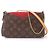 Clutch Louis Vuitton Monogram Pallas con catena e tracolla Fuschia Monogramma
