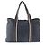 Hermès Borsa Tote Hermes Troca Horizontal MM in pelle e tela Nero - vista 3
