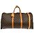Louis Vuitton Keepall Monogram Canvas 60 Marrone