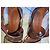 Louis Vuitton Sandali platform Monogram Suede Marrone Beige - vista 2