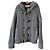 Autre Marque Schott NYC Grey Knit Duffle Coat