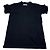 Dolce & Gabbana Camiseta preta decote V em algodão Preto