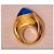 Spilla Boucheron placcata oro con lapislazzuli Blu Gold hardware - vista 2