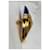 Spilla Boucheron placcata oro con lapislazzuli Blu Gold hardware - vista 3