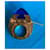 Spilla Boucheron placcata oro con lapislazzuli Blu Gold hardware - vista 5