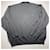 Burberry V-Ausschnitt Wollpullover Grau  - Ansicht 3
