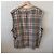 Chaleco Burberry Nova Check Negro Blanco Roja Beige - vista 2