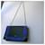Minelli Borsa box in pelle e camoscio nera e blu Nero  - vista 4