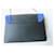 Minelli Borsa box in pelle e camoscio nera e blu Nero  - vista 6