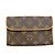 Louis Vuitton Florentine Waist Monogram Canvas medium Marrone
