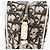 Borsa a tracolla Christian Dior Trotter Canvas PVC Nero Argento Auth 187794 - vista 10