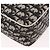 Borsa a tracolla Christian Dior Trotter Canvas PVC Nero Argento Auth 187794 - vista 16