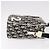 Borsa a tracolla Christian Dior Trotter Canvas PVC Nero Argento Auth 187794 - vista 3