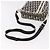 Borsa a tracolla Christian Dior Trotter Canvas PVC Nero Argento Auth 187794 - vista 7